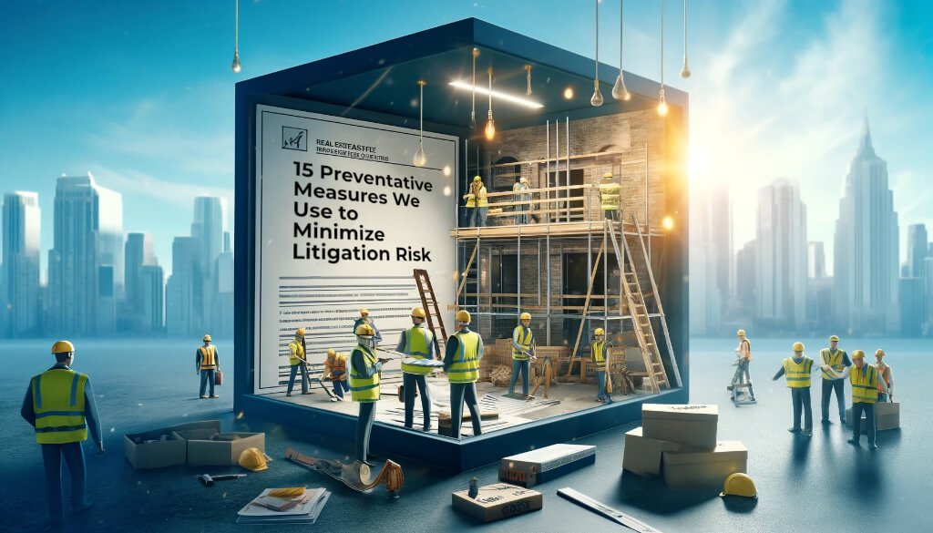 15 Preventative Measures We Use to Minimize Litigation Risk