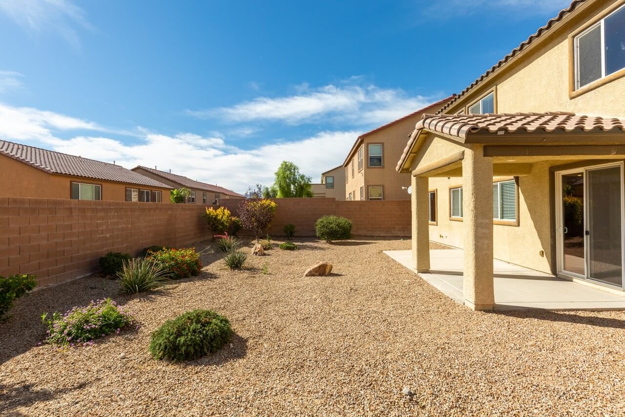 Example renovated backyard