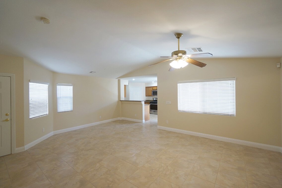 Example renovated family room